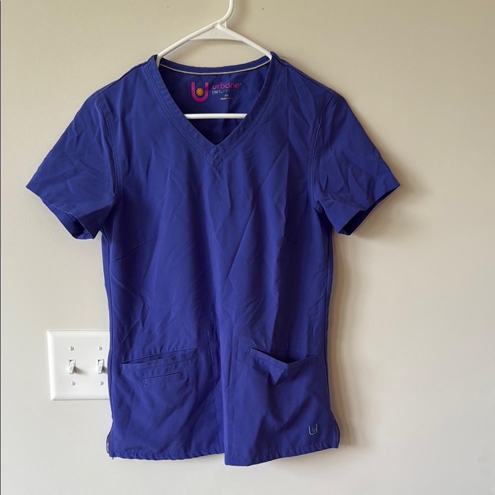 Urban Scrub Top in Vibrant Purple